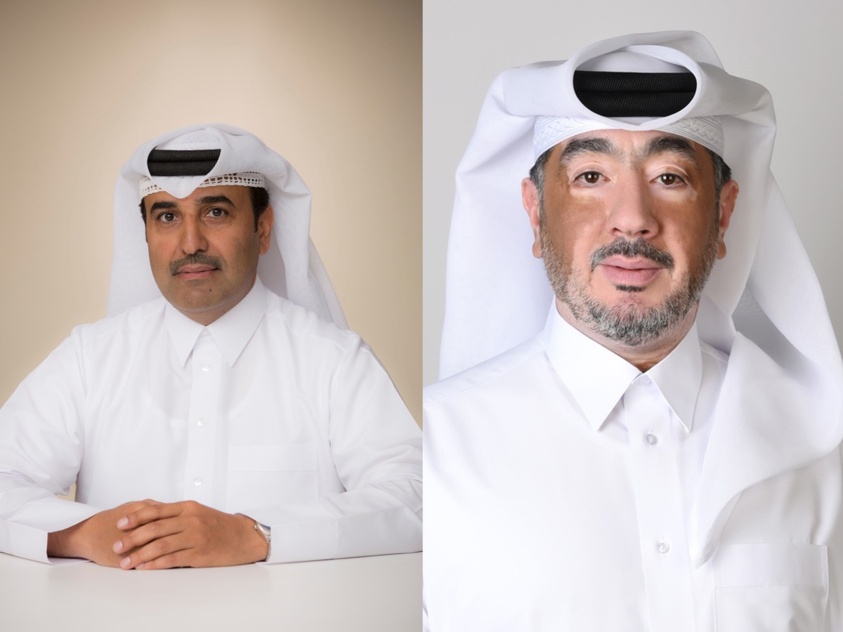 QREC Chairman Issa Bin Mohammed Al Mohannadi (left) and Manateq CEO Fahad Rashid Al Kaabi