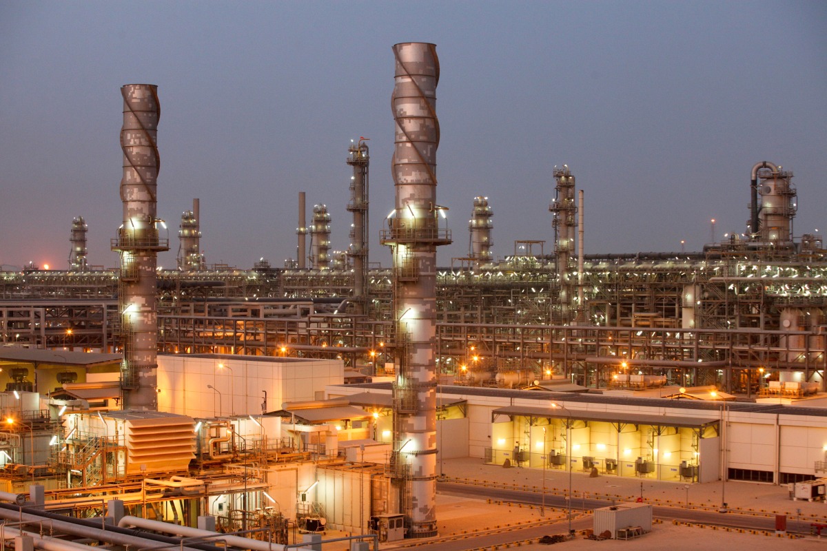 A view of a Qatargas plant. 