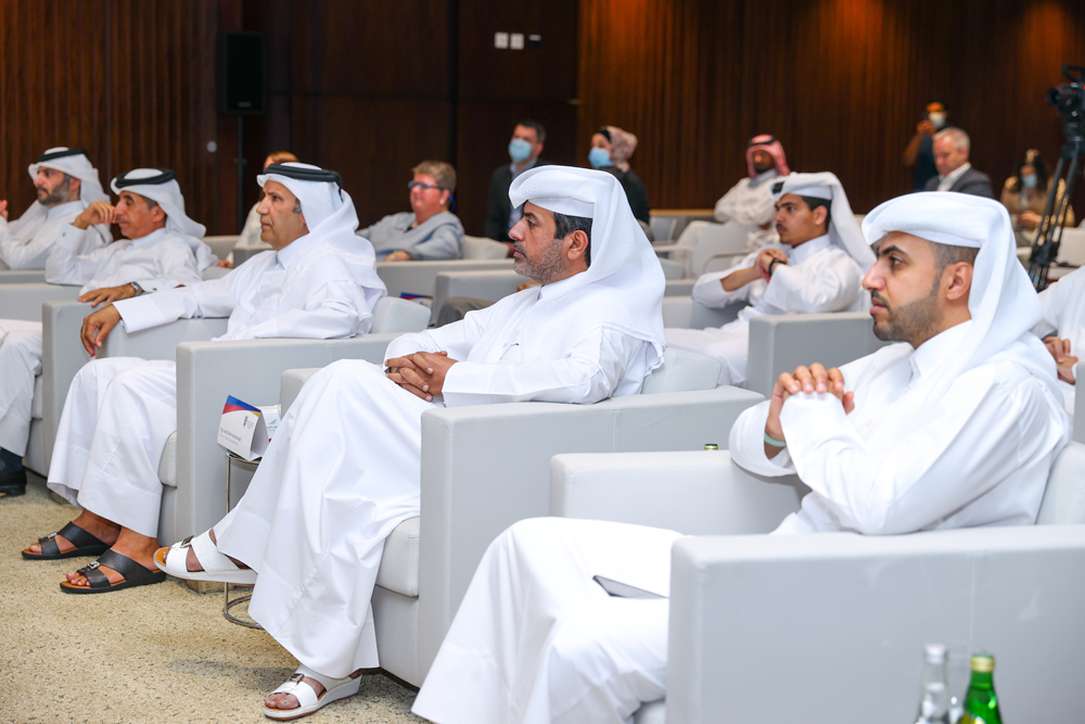 Officials during the opening ceremony of Valley Forge Academy Qatar.