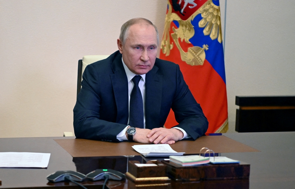 FILE PHOTO: Russian President Vladimir Putin