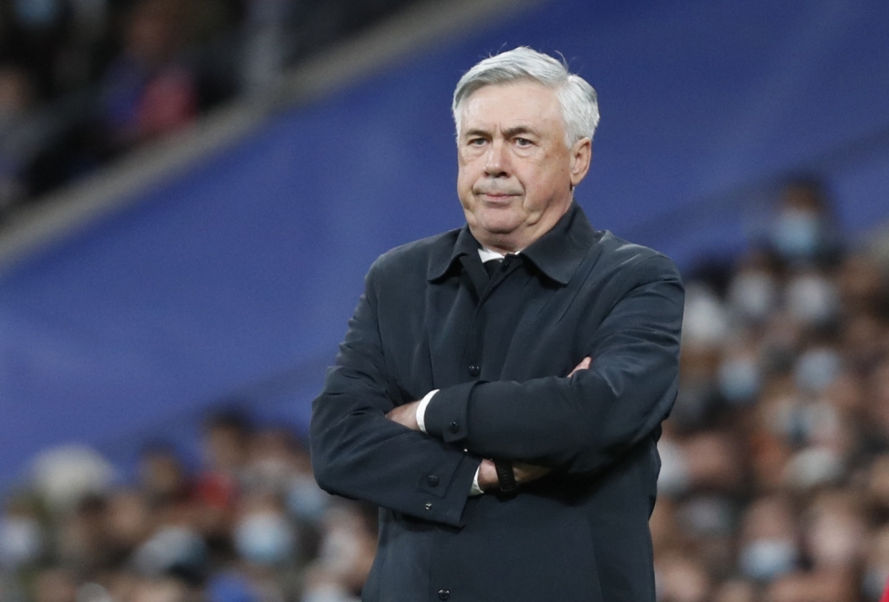 Real Madrid coach Carlo Ancelotti REUTERS/Javier Barbancho