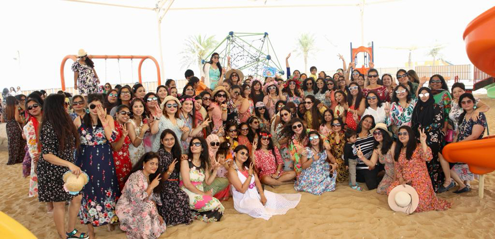 Members from QAMO celebrating Aquaholic event.