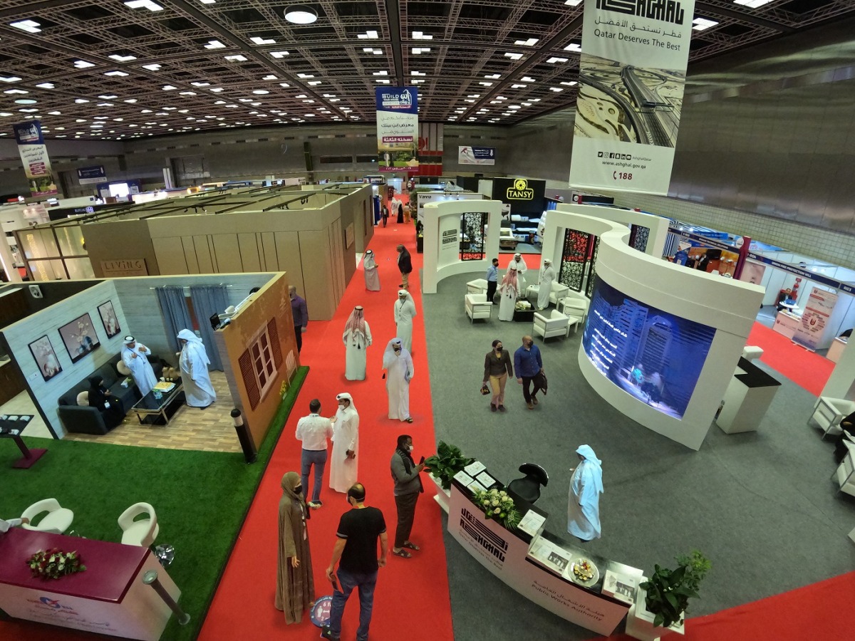 A view of the Build Your House Exhibition 2022 at QNCC, yesterday. 