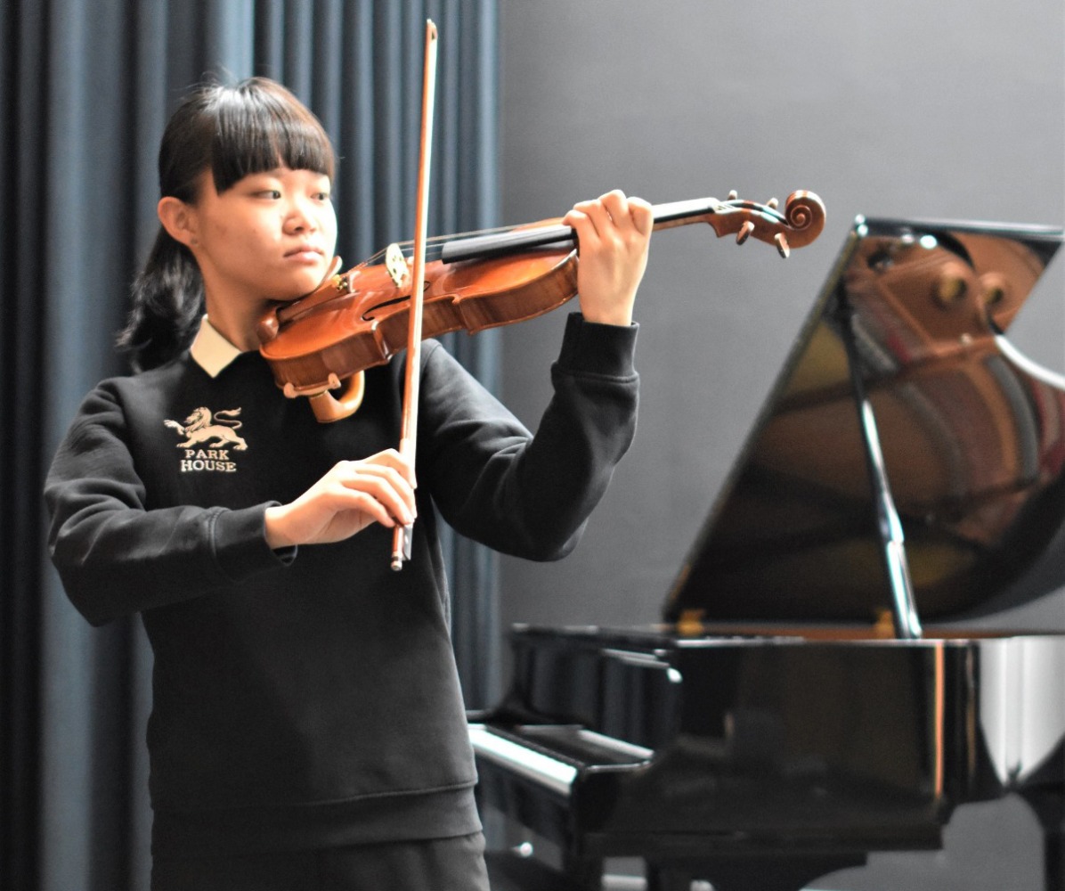 Tricia, winner of the BSME Young Musicians of the Gulf 2022 competition