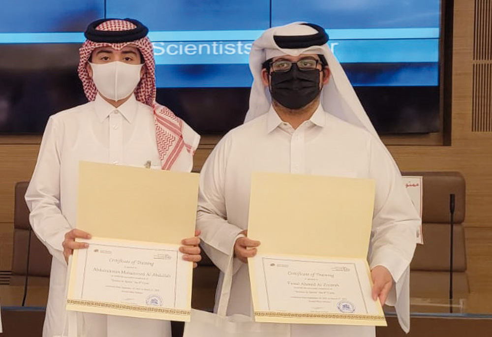 Students at the concluding ceremony.