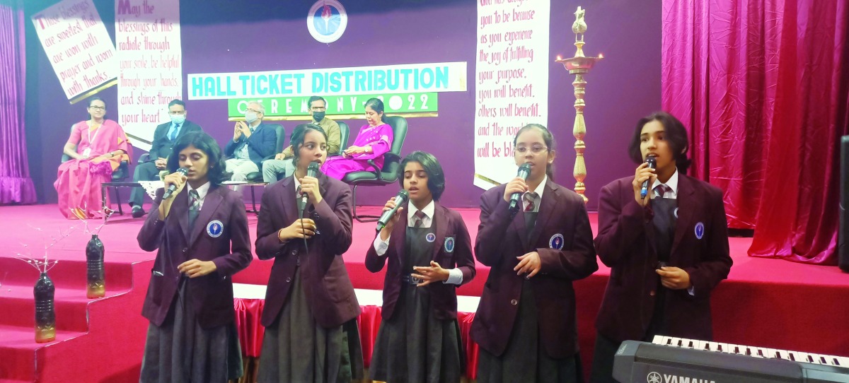 Students performing at the event.