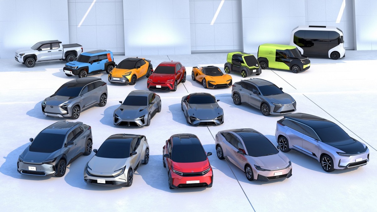 Toyota’s BEV line-up 