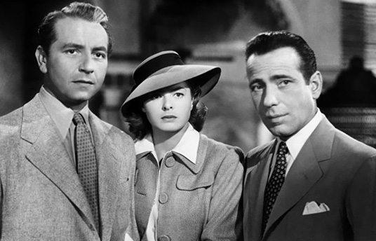 A scene from ‘Casablanca’.