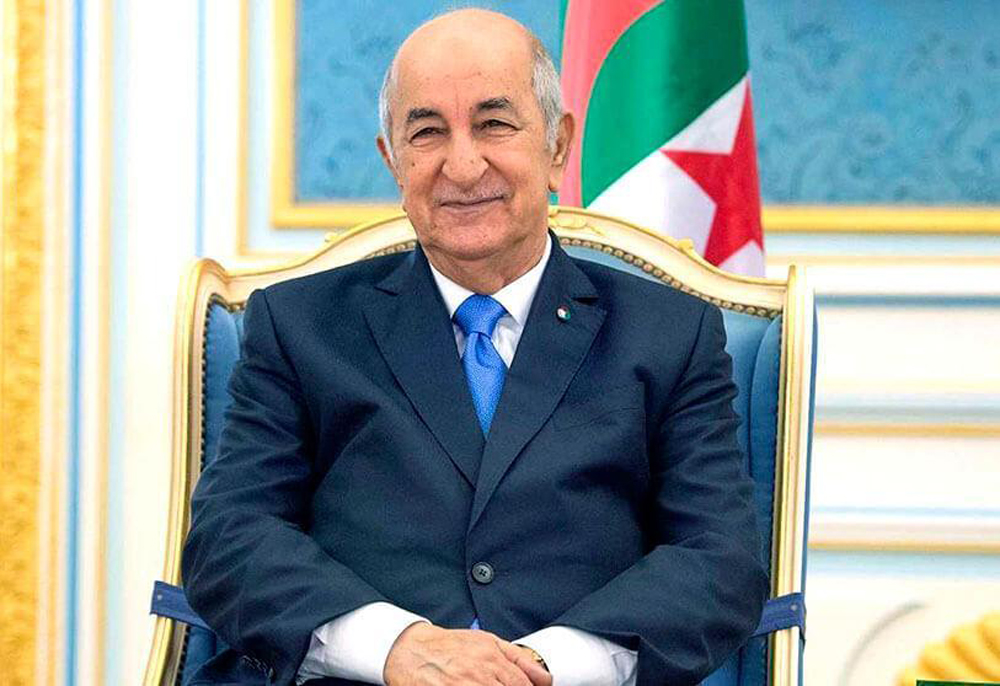 Algerian President Abdelmadjid Tebboune 