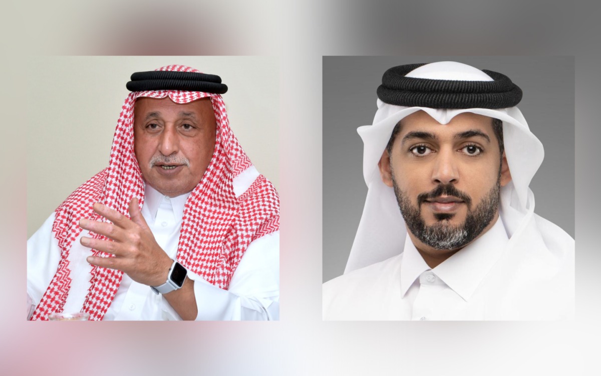 (L) Khalifa Abdulla Turki Al Subaey, Chairman & Managing Director of QIC Group ,Salem Khalaf Al Mannai, Group Chief Executive Officer