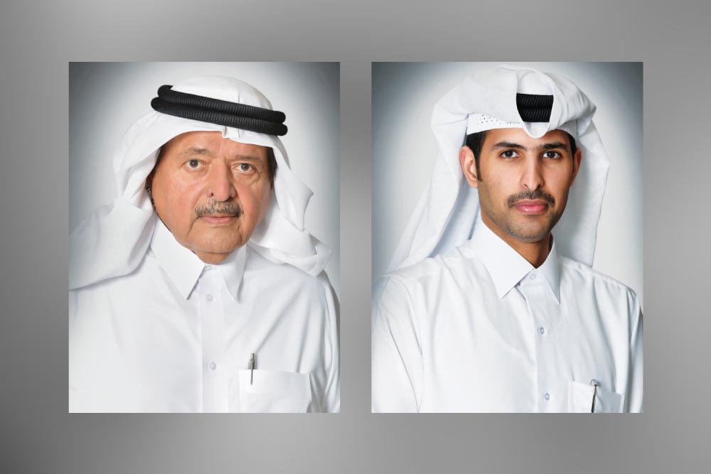 Sheikh Faisal bin Qassim Al Thani (left), Chairman of Aamal and Sheikh Mohamed bin Faisal Al Thani, Chief Executive Officer and Managing Director of Aamal  