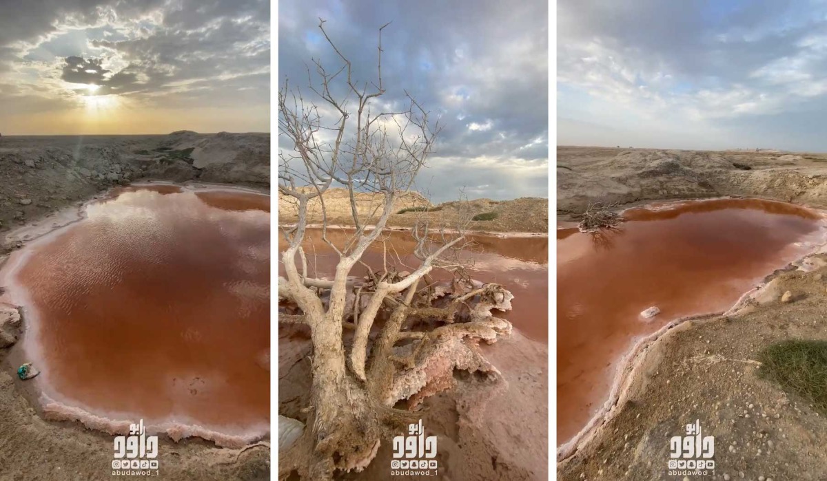 Screengrabs from a video posted by Twitter user @abudawod_1