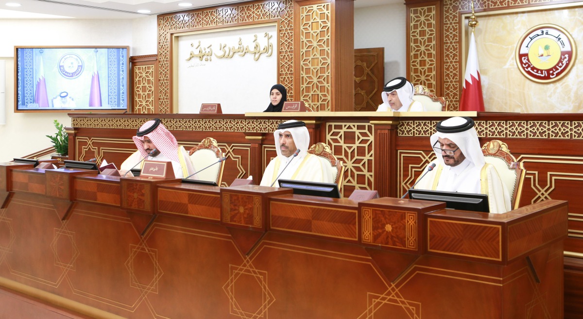 The Shura Council session was held under the chairmanship of  Speaker of the Council H E Hassan bin Abdullah Al Ghanim.