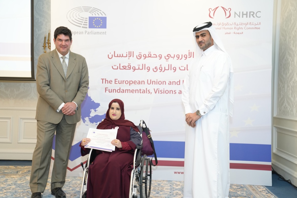 Officials at the NHRC training workshop.