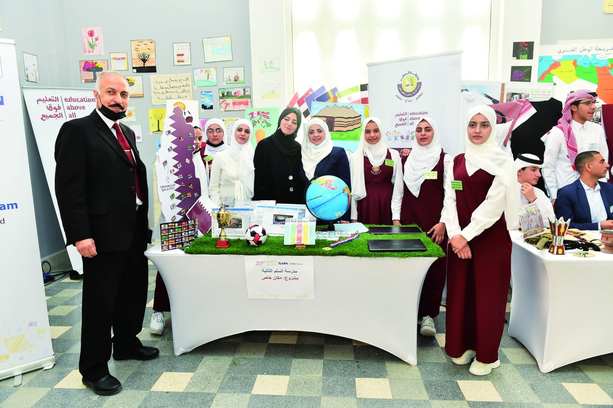 Participants in the iEARN-Qatar programme.