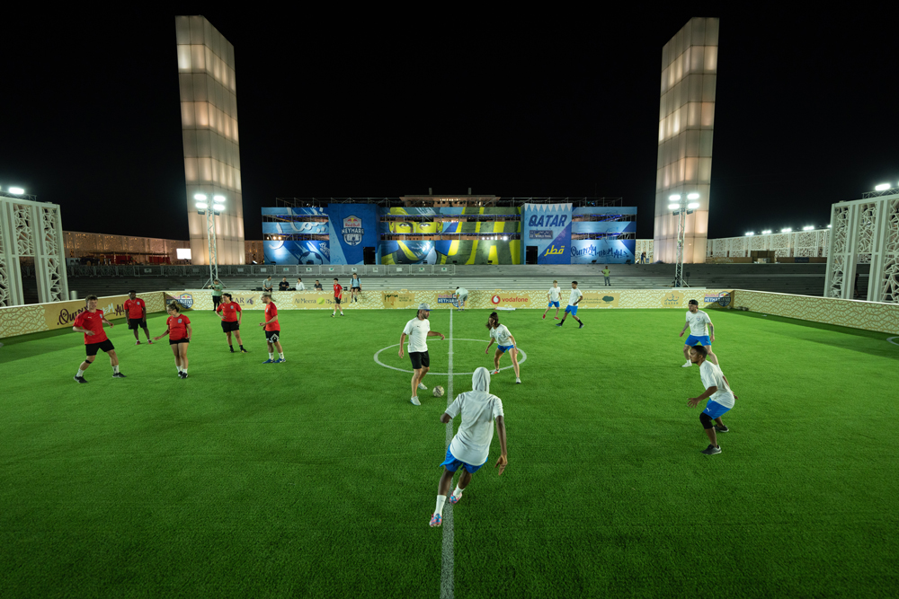 Participants training at the Red Bull Neymar Jr’s five World Final 2022.