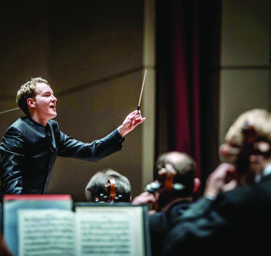 File photo of German conductor David Niemann.

