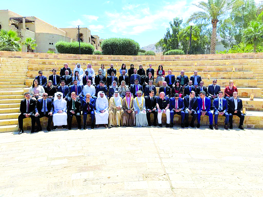 Dr. Noora Fetais with other participants of the regional conference on cyber diplomacy and governance.