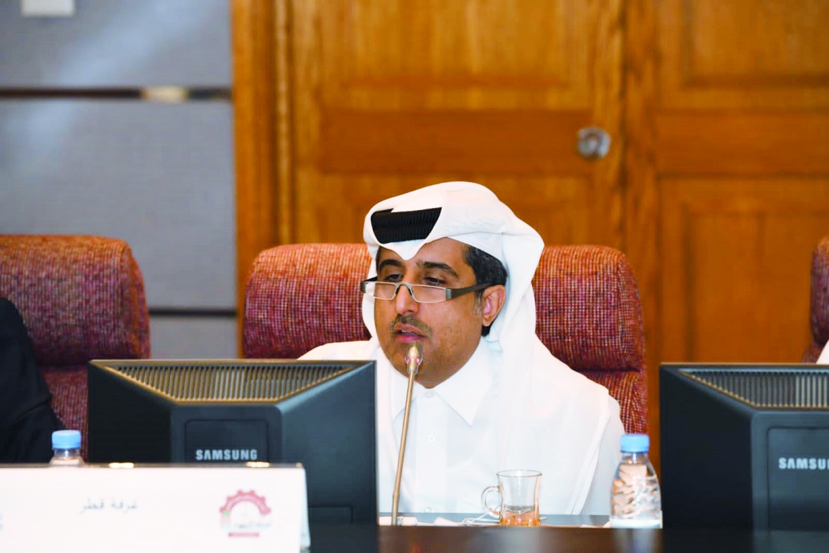 QC General Manager Saleh bin Hamad Al Sharqi during the meeting in Dammam, KSA.