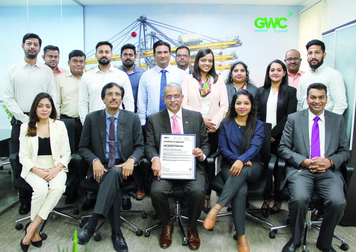 Officials and staff of GWC Marine Services.