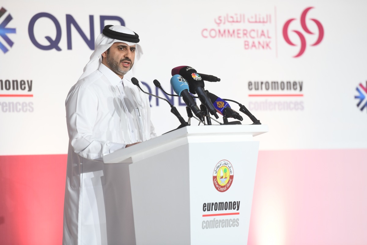 Qatar Central Bank Governor H E Sheikh Bandar bin Mohammed bin Saoud Al Thani at the Euromoney Conference