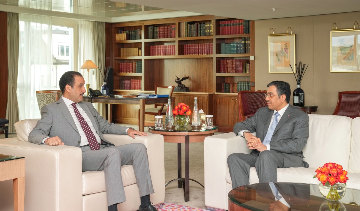 Minister of Labour H E Dr. Ali bin Smaikh Al Marri met Director-General of the Arab Labour Organization (ALO), H E Fayez Ali Al Mutairi; Niger’s Minister of Employment, Labour and Social Security, H E Ibrahim Boukari and Ethiopia’s Minister of Labour and Skills Development, H E Muferihat Kamil Ahmed separately on the sidelines of the 110th session of the International Labour Conference in Geneva. During the meetings, they discussed ways of bilateral cooperation, especially in the fields of work and employment, and ways to support and develop them during the forthcoming period.