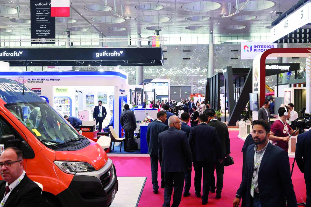 Participants during the recently concluded Project Qatar 2022 and Hospitality Qatar 2022, at the Doha Exhibition and Convention Centre. 