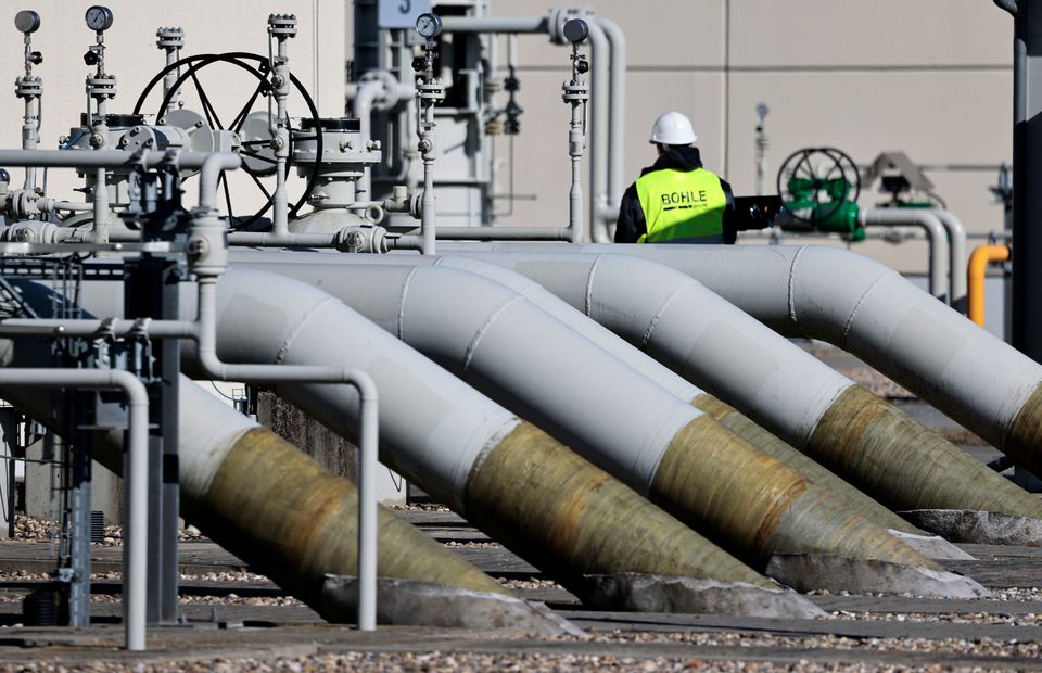 Pipes at the landfall facilities of the 'Nord Stream 1' gas pipeline are pictured in Lubmin, Germany, recently. Reuters/Hannibal Hanschke
