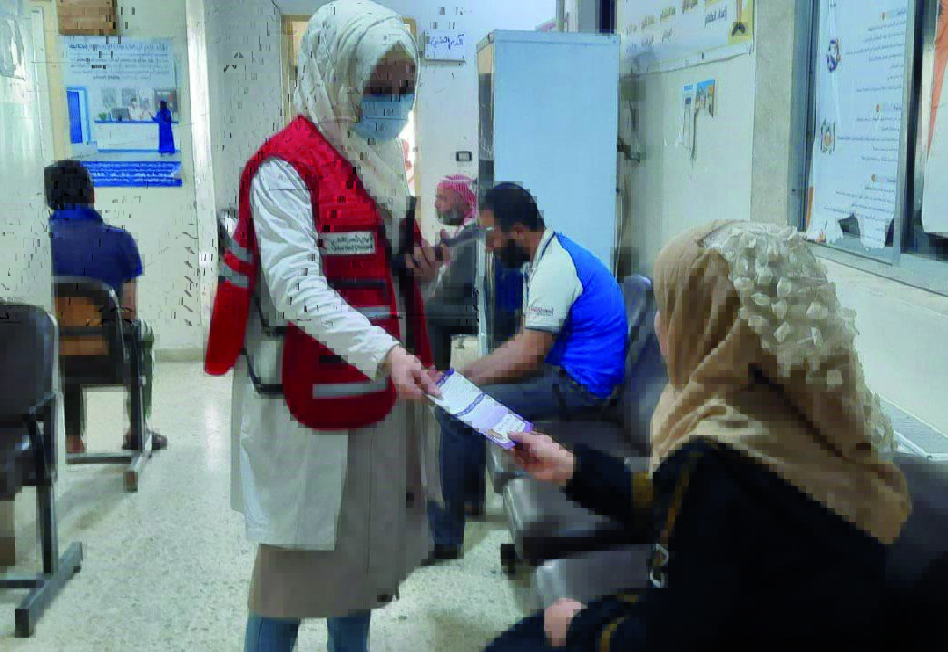 QRCS personnel in northern Syria.