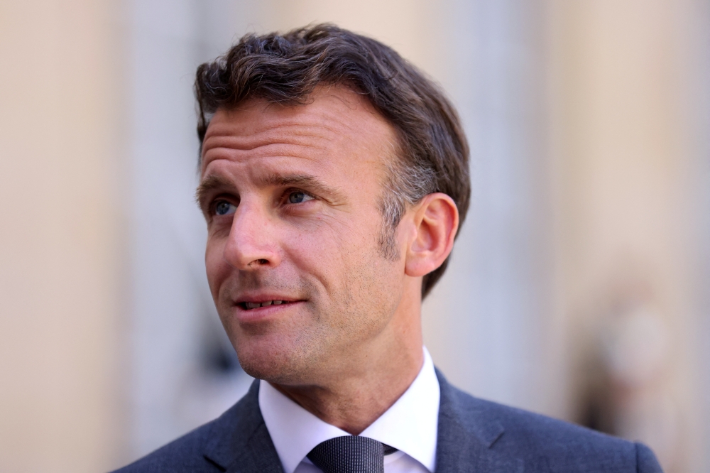 French President Emmanuel Macron. (Reuters)