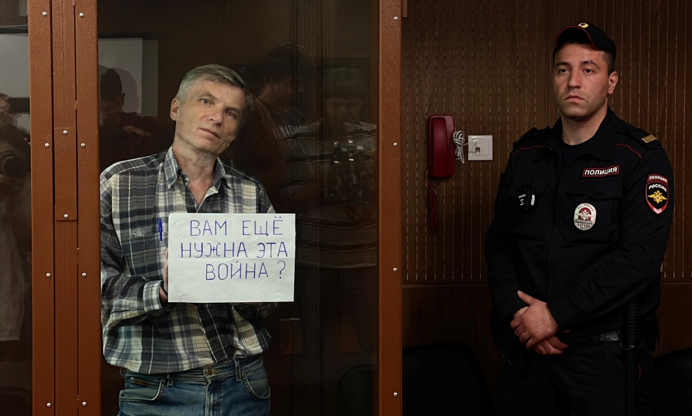 Moscow city councillor Alexei Gorinov, accused of 