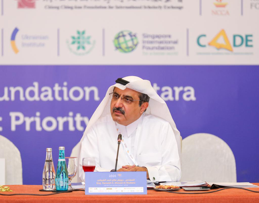 Secretary-General of the Global Public Diplomatic Network, Eng Darwish Ahmed Al Shaibani,  during the event.