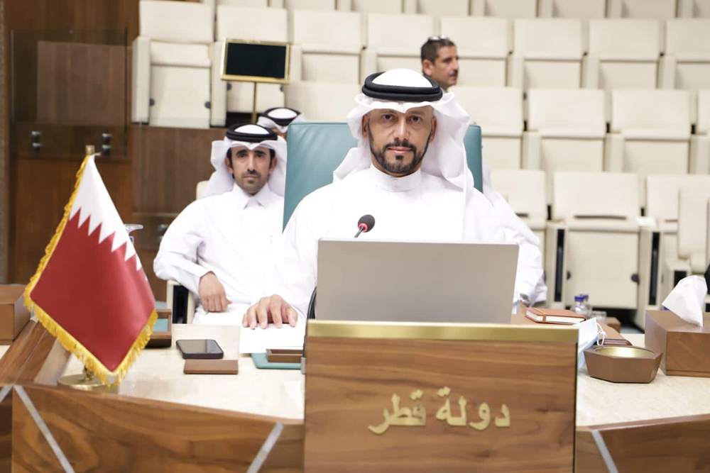 Director of Human Rights Department at Ministry of Foreign Affairs H E Dr. Turki bin Abdulla Al Mahmoud attending the meeting.