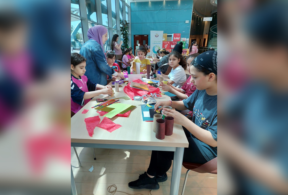 Children at an environmental camp.