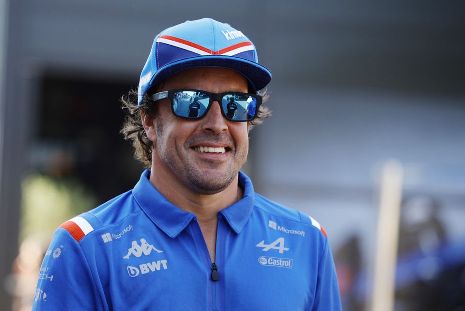 July 21, 2022 Alpine's Fernando Alonso ahead of the French Grand Prix REUTERS/Sarah Meyssonnier
