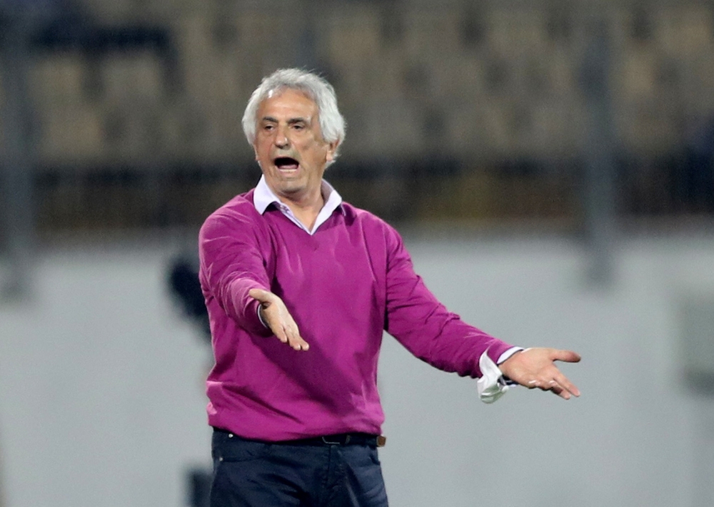 Morocco coach Vahid Halilhodzic at the Africa Cup of Nations, Morocco v Malawi game at the Ahmadou Ahidjo Stadium, Yaounde, Cameroon, January 25, 2022. (REUTERS/Mohamed Abd El Ghany)