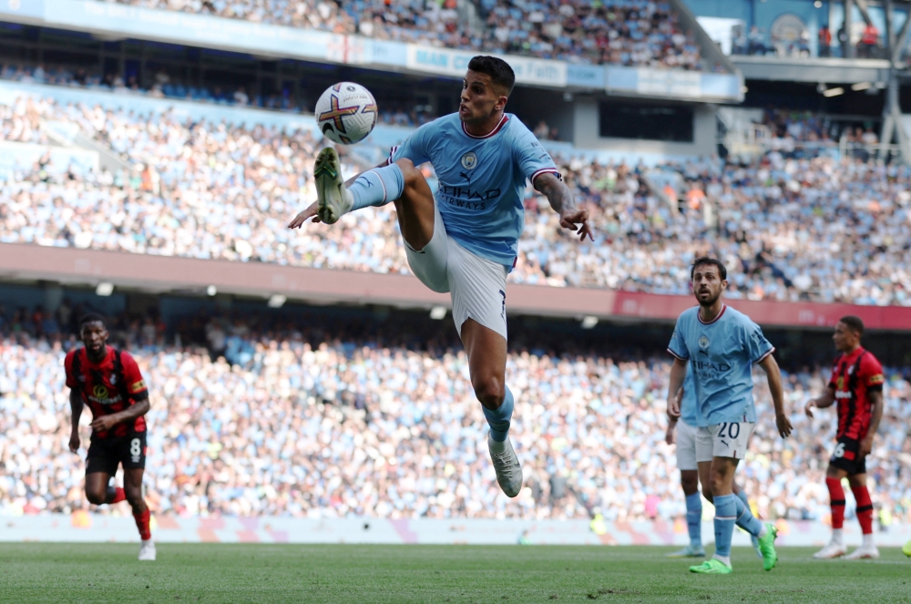 Manchester City's Joao Cancelo in action (Reuters/Lee Smith)