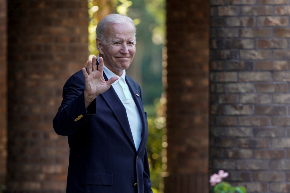 US President Joe Biden after attending Mass on St. Johns Island, South Carolina, US, August 13, 2022. (REUTERS/Joshua Roberts)