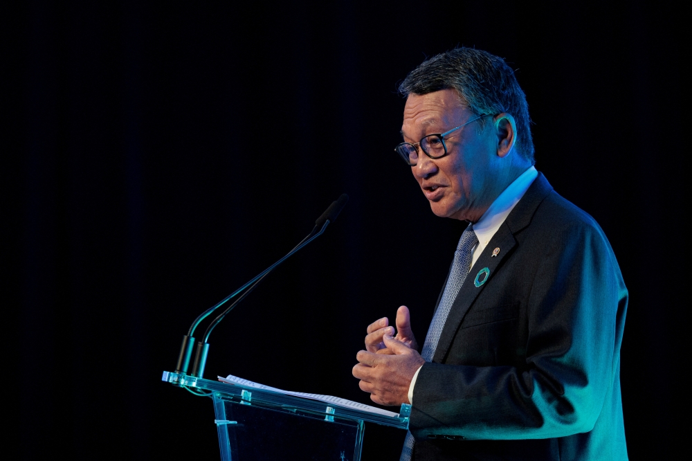 Indonesian Energy and Mineral Resources Minister Arifin Tasrif speaks at the Sydney Energy Forum in Sydney, Australia July 12, 2022. Brook Mitchell/Pool via REUTERS/File Photo