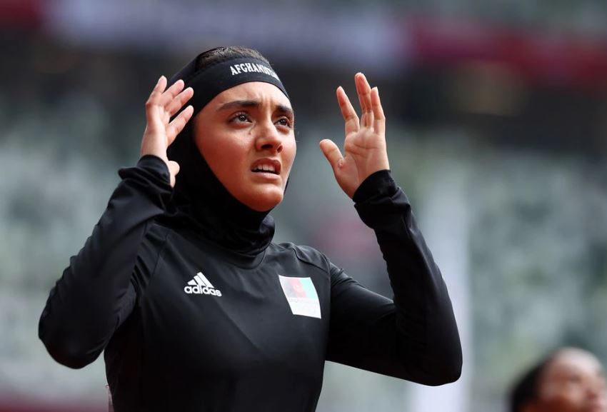 Afghan Olympic sprinter Kimia Yousofi. (Reuters/File photo)