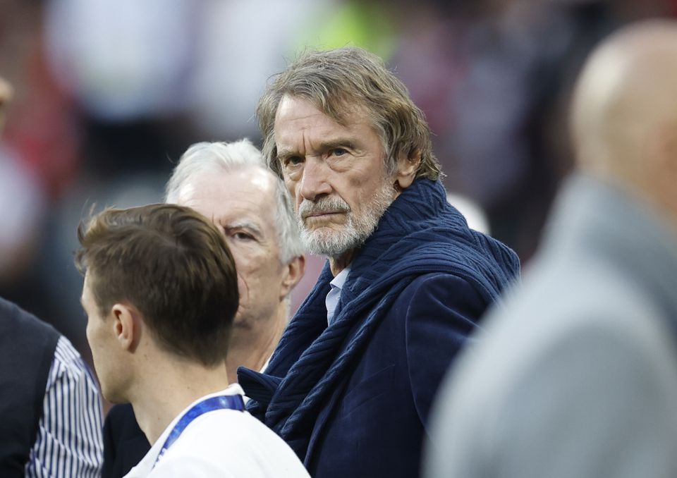 File Photo: British billionaire Jim Ratcliffe at the French Cup Final at Stade de France, Saint-Denis, France, May 7, 2022. (REUTERS/Gonzalo Fuentes)