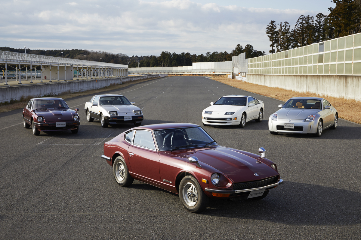 The Nissan Z Heritage Models.