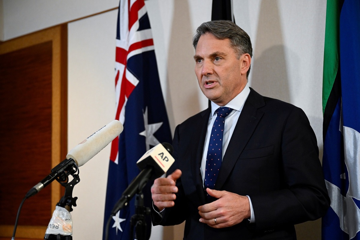 Australia Defence Minister Richard Marles