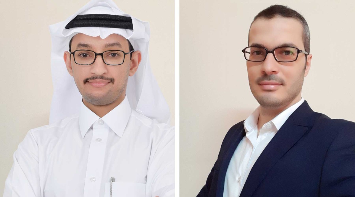 From left: Dr. Sami G Al Ghamdi and Salah B Ajjur