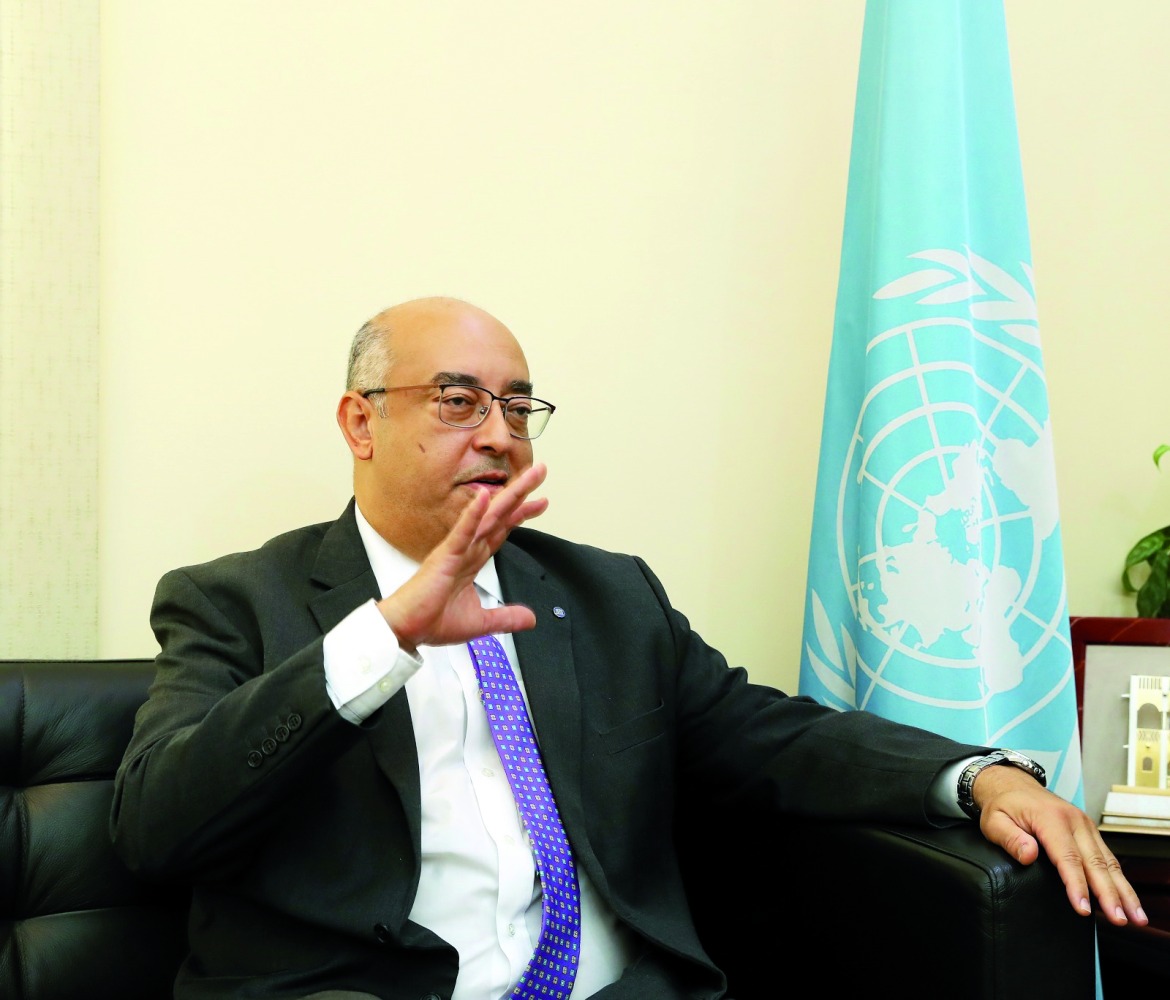 Unesco Representative for the Gulf States and Yemen and Director of the Unesco Regional Office in Doha, Salah El Din Zaki Khaled