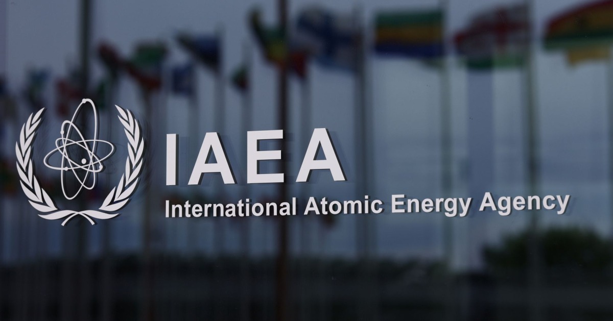 The logo of the International Atomic Energy Agency (IAEA) is seen at the IAEA headquarters, amid the coronavirus disease (COVID-19) pandemic, in Vienna, Austria on May 24, 2021. File Photo / Reuters