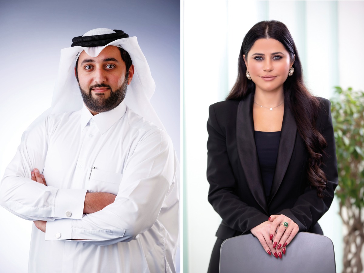Ali Al Suwaidi (left), Technical Affairs Department Director, Communications Regulatory Authority (CRA) and QIXP Steering Committee Chairman and Lana Khalaf, General Manager, Microsoft Qatar.