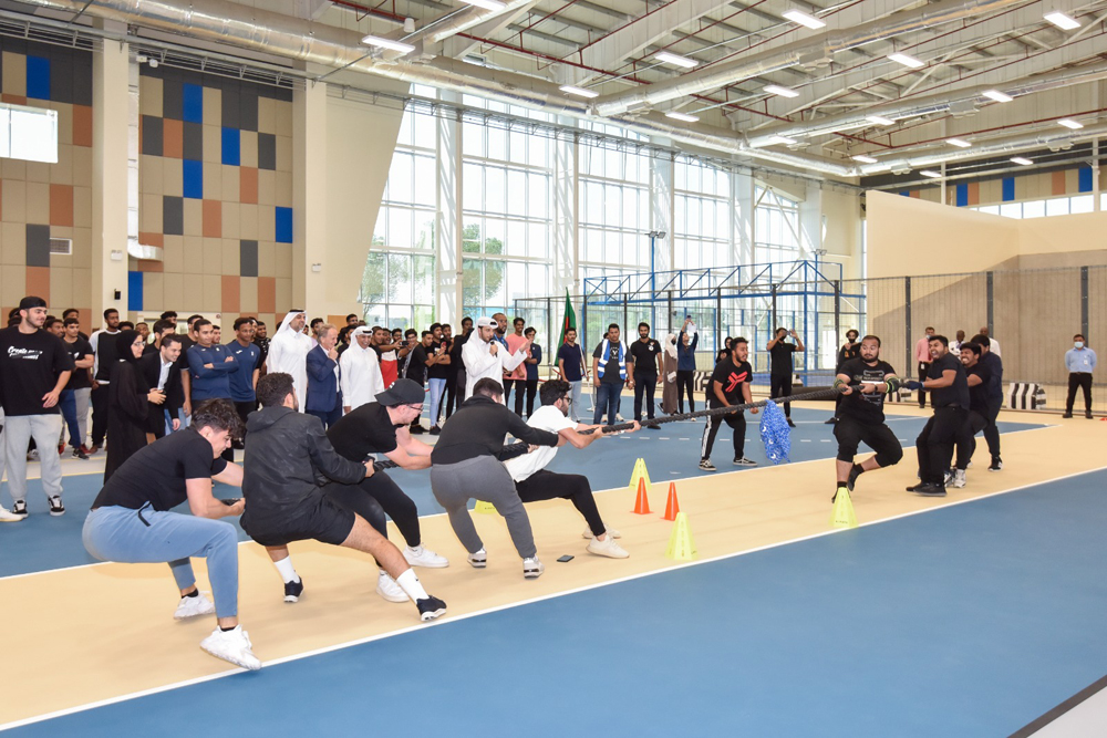 Tug of war event held at the UDST.