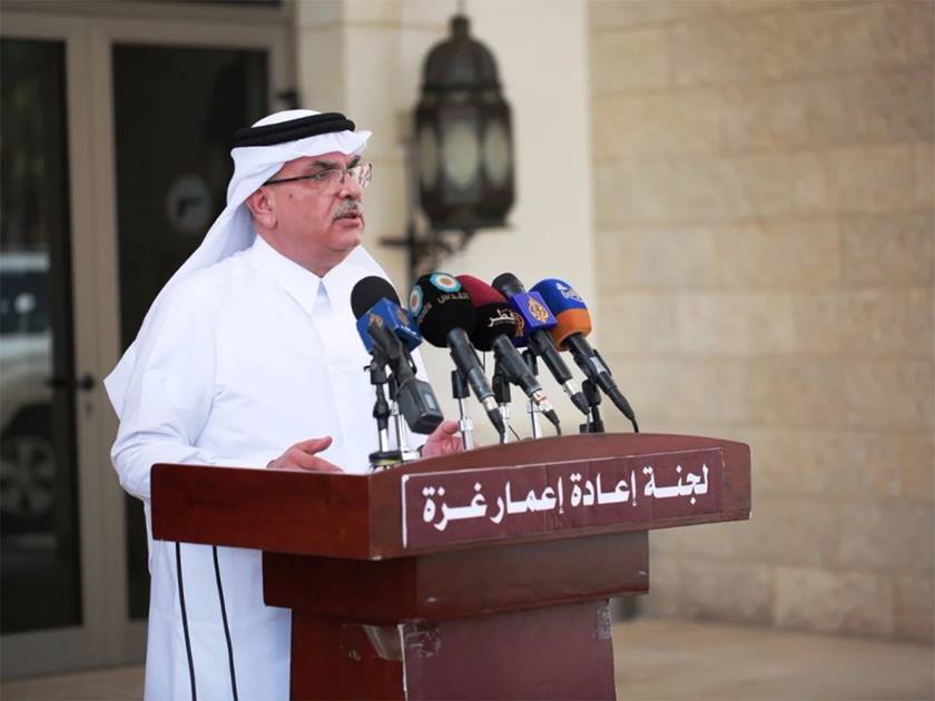 Chairman of Qatar's Gaza Reconstruction Committee Ambassador Mohammed Al Emadi 