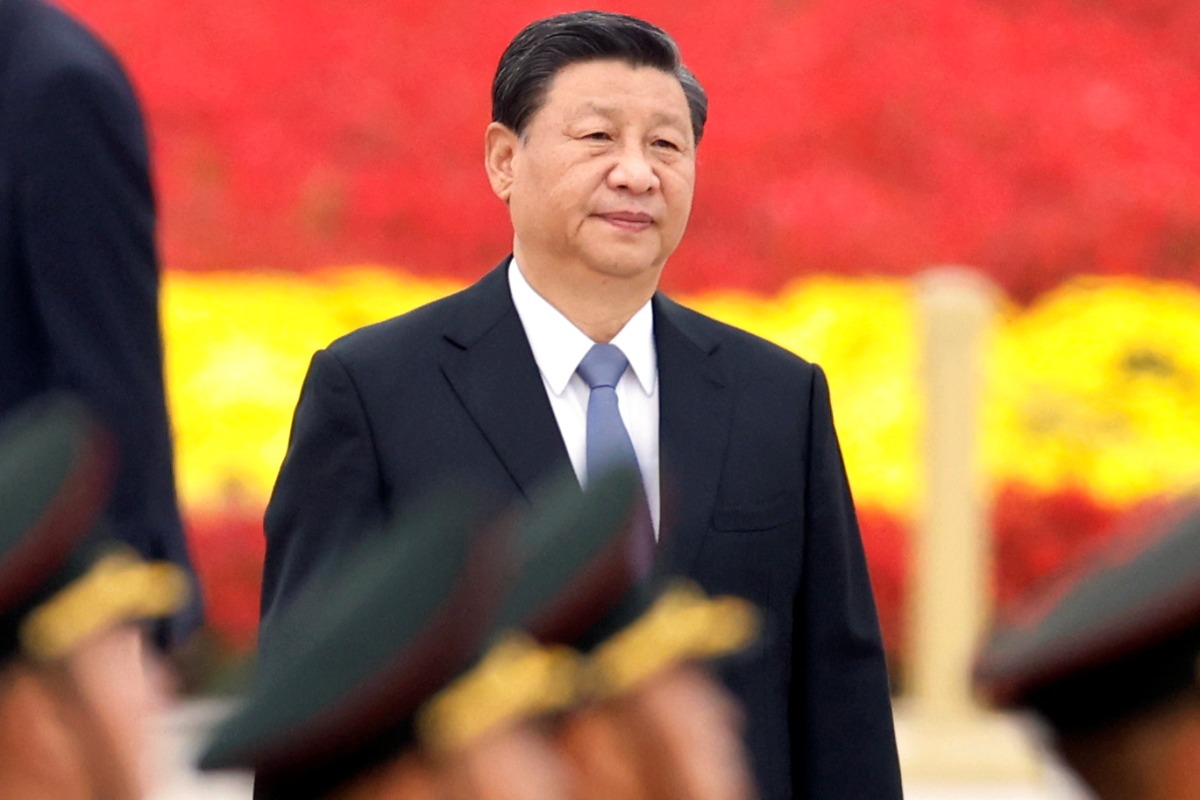 Chinese President Xi Jinping arrives for a ceremony at the Monument to the People's Heroes on Tiananmen Square to mark Martyrs' Day, in Beijing on September 30, 2021. File Photo / Reuters

